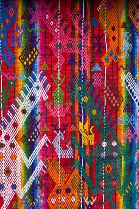 Framed Print : Central America, Guatemala, Chichicastenango. Closeup of embroidered weaving Framed Print : Central America, Guatemala, Chichicastenango. Closeup of embroidered weaving