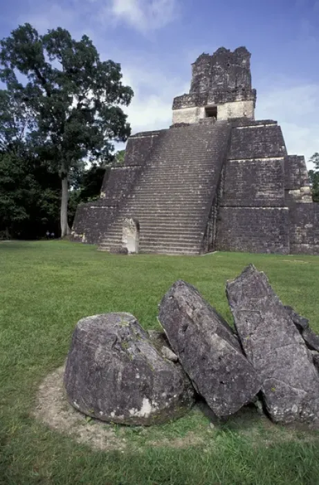Framed Print : Central America, Guatemala, Tikal great plaza Framed Print : Central America, Guatemala, Tikal great plaza