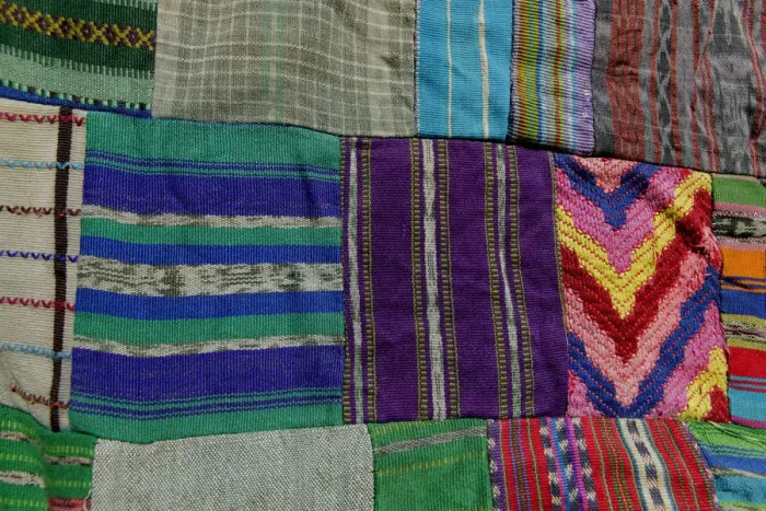 Framed Print : Central America, Guatemala, Typical Guatemalan textile - fabric scraps of various colors Framed Print : Central America, Guatemala, Typical Guatemalan textile - fabric scraps of various colors