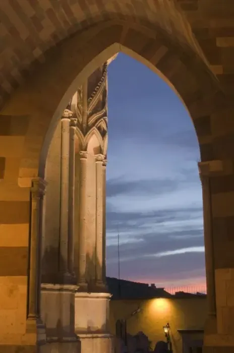 Framed Print : Central church at dusk, San Miguel de Allende, State of Guanajuato, Mexico