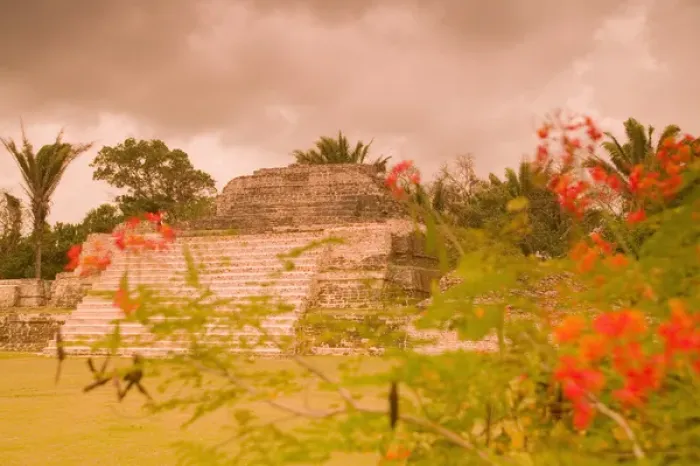 Framed Print : Central Plaza, Altun Ha Maya Ruins, Belize Framed Print : Central Plaza, Altun Ha Maya Ruins, Belize