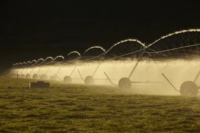 Framed Print : Centre pivot irrigation, near Twizel, Mackenzie District, South Canterbury, South Island Framed Print : Centre pivot irrigation, near Twizel, Mackenzie District, South Canterbury, South Island