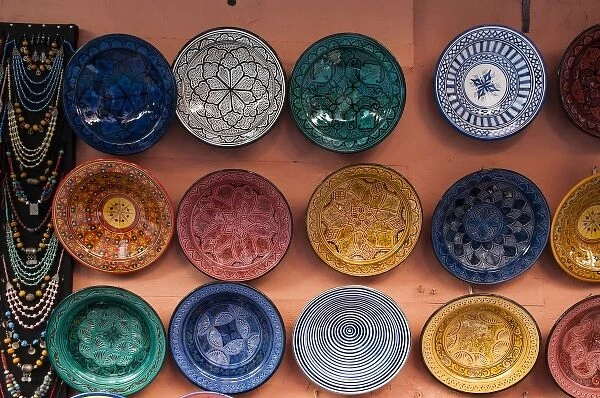 Ceramics, Medina Souk, Marrakech, Morocco