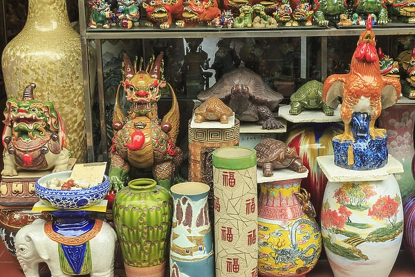 ceramics at storefront near Nanfeng Kiln-oldest kiln in China, Foshan, near Guangzhou