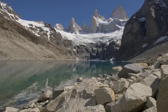 Framed Print : Cerro Fitzroy and Laguna Sucia, Los Glaciares National park, near El Chalten, Argentina