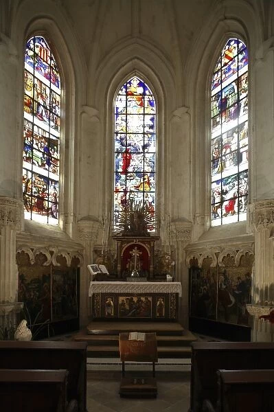 The chapel in Chateau de Chaumont-Sur-Loire. Chaumont-Sur-Loire. Loire Valley. France
