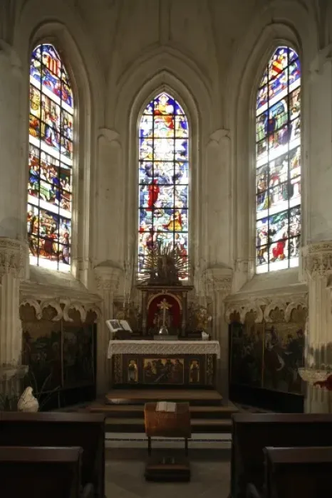 Framed Print : The chapel in Chateau de Chaumont-Sur-Loire. Chaumont-Sur-Loire. Loire Valley. France Framed Print : The chapel in Chateau de Chaumont-Sur-Loire. Chaumont-Sur-Loire. Loire Valley. France