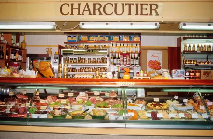 Framed Print : Charcutier in Paris, France. french, france, francaise, francais, europe, european