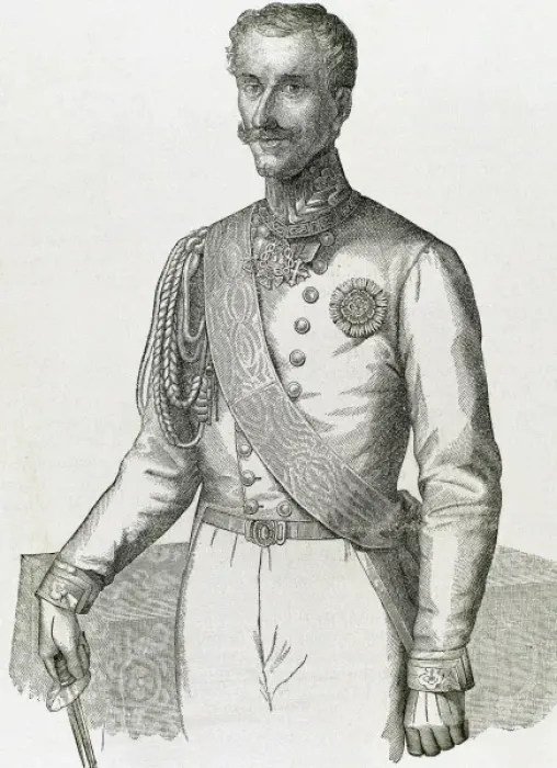 Framed Print : Charles Albert (Turin 1798-Porto, Portugal, 1849). King of Sardinia (1831-1849)