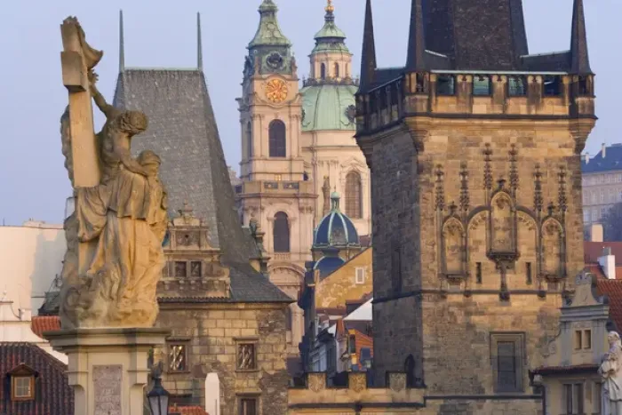 Framed Print : Charles Bridge, Prague, Czech Republic