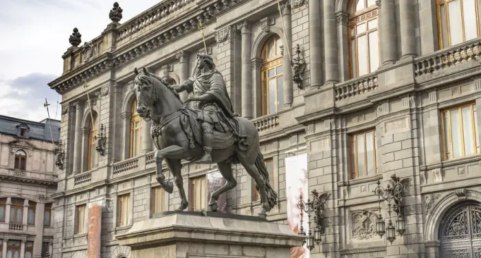 Framed Print : Charles IV equestrian statue, National Arts Museum, Mexico City, Mexico Framed Print : Charles IV equestrian statue, National Arts Museum, Mexico City, Mexico