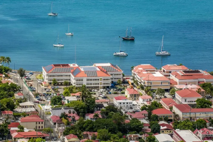 Framed Print : Charlotte Amalie, St. Thomas, US Virgin Islands