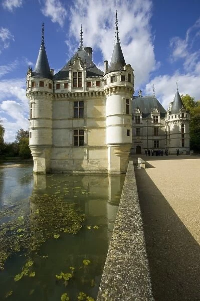 Chateau of Azay-le-Rideau, Indre-et-Loire, Loire Valley, France