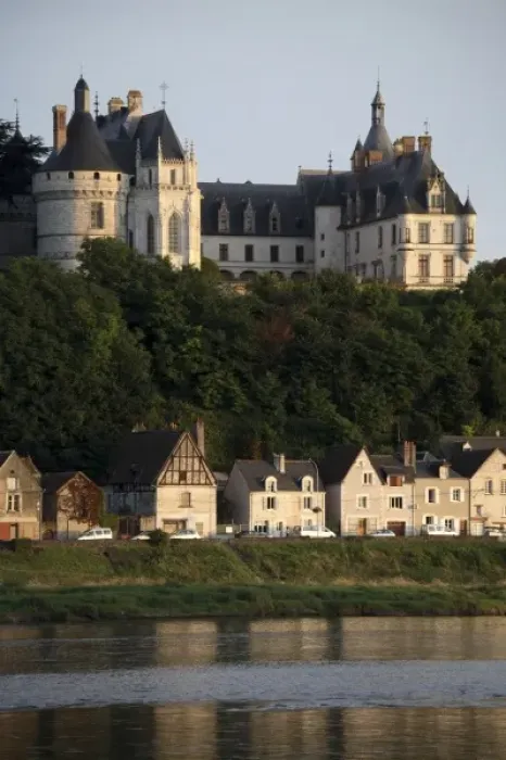 Framed Print : Chateau de Chaumont-Sur-Loire with River Loire in foreground. Chaumont-Sur-Loire Framed Print : Chateau de Chaumont-Sur-Loire with River Loire in foreground. Chaumont-Sur-Loire