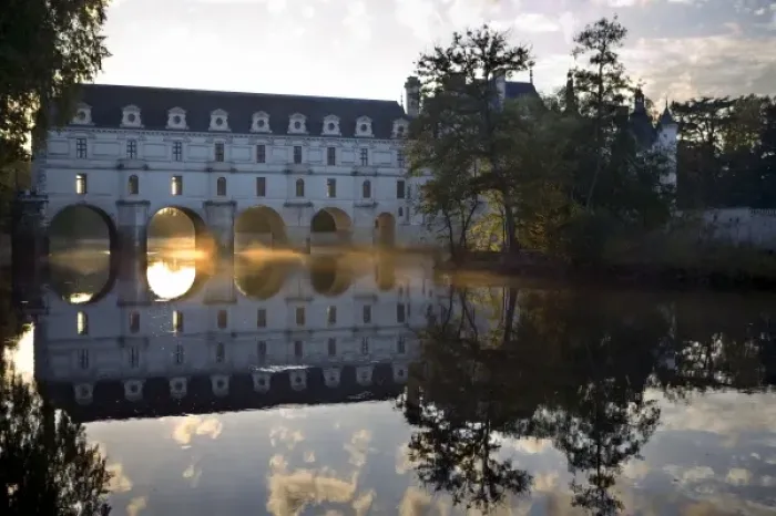 Framed Print : Chateau of Chenonceau, River Cher, Indre-et-Loire, Loire Valley, Centre, France