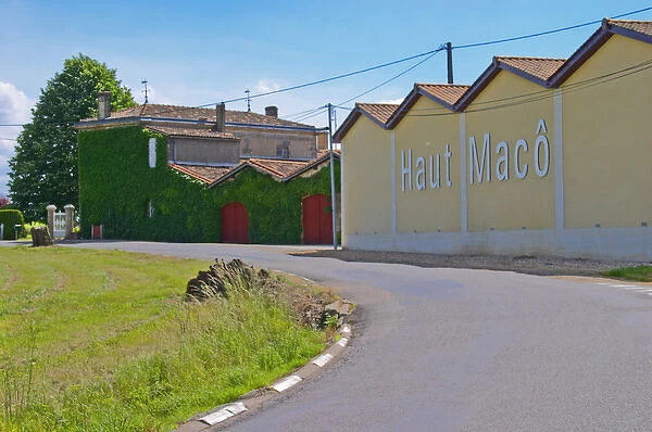 The Chateau Haut Maco and winery Cotes de Bourg Bordeaux Gironde Aquitaine France