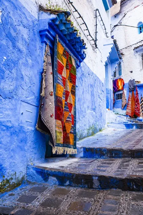 Framed Print : Chefchaouen, Morocco. Blue washed buildings Framed Print : Chefchaouen, Morocco. Blue washed buildings