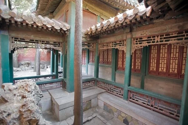Cheng Lu Tai (Terrace for Gathering Dew) in Forbidden City, Beijing, China, Asia