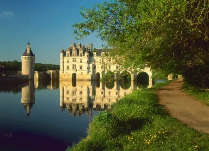 Framed Print : Chenonceau Chateau, Loire Valley, Indre-et-Loire, France, River Cher Framed Print : Chenonceau Chateau, Loire Valley, Indre-et-Loire, France, River Cher