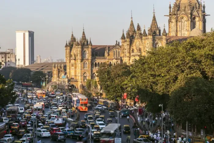 Framed Print : Chhatrapati Shivaji Terminus train station (previously named Victoria Terminus) and central Mumbai Framed Print : Chhatrapati Shivaji Terminus train station (previously named Victoria Terminus) and central Mumbai
