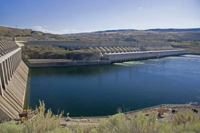 Framed Print : Chief Joseph Dam is a hydroelectric dam spanning the Columbia River in Washington Framed Print : Chief Joseph Dam is a hydroelectric dam spanning the Columbia River in Washington