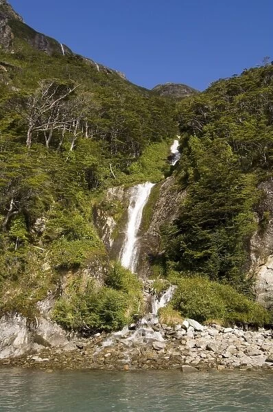 Chile, Patagonia. Tierra del Fuego, Darwin National Park, Garibaldi Fjord