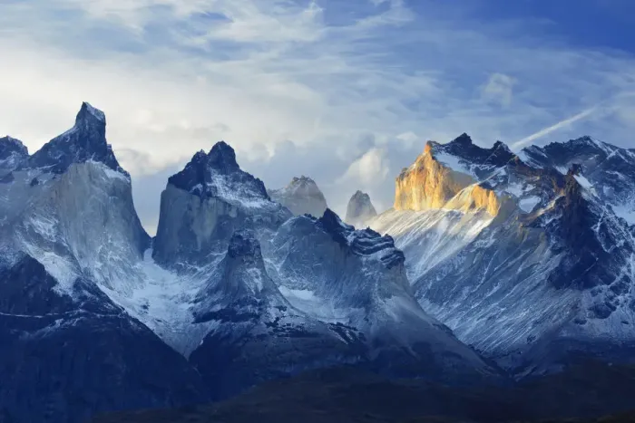 Framed Print : Chile, Patagonia, Torres del Paine National Park, Los Cuernos sunset Framed Print : Chile, Patagonia, Torres del Paine National Park, Los Cuernos sunset