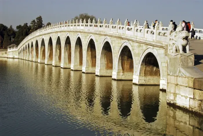 Framed Print : China, Beijing, Seventeen Arch Bridge at Summer Palace Framed Print : China, Beijing, Seventeen Arch Bridge at Summer Palace