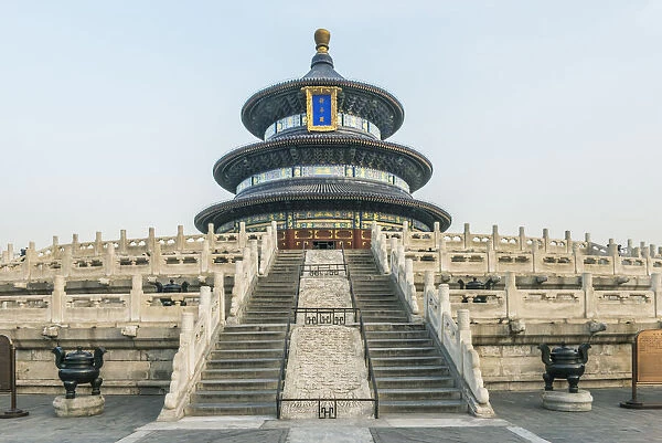 China, Beijing. Temple of Heaven, Hall of Prayer for Good Harvests