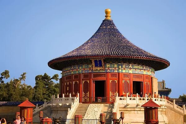China, Beijing, Tian Tan Park, Temple of Heaven, The Imperial Vault of Heaven