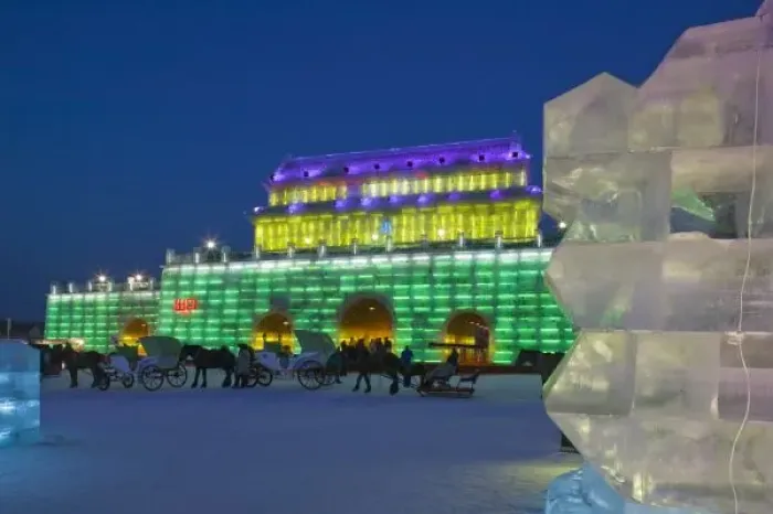 Framed Print : CHINA, Heilongjiang Province, Haerbin (Harbin). Haerbin Ice and Snow World Festival-All Framed Print : CHINA, Heilongjiang Province, Haerbin (Harbin). Haerbin Ice and Snow World Festival-All