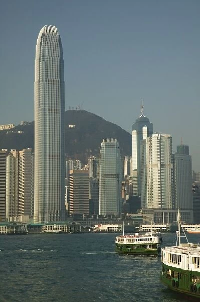 CHINA, Hong Kong. Central Hong Kong and Two International Financial Centre building