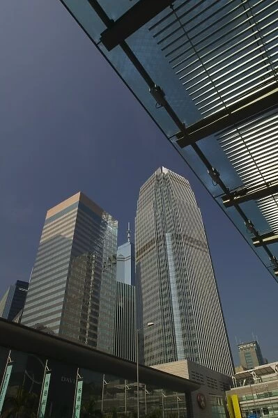 CHINA, Hong Kong. Two International Financial Centre Building (2IFC) Exterior, daytime
