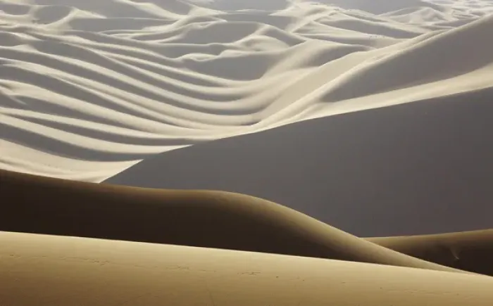 Framed Print : China, Inner Mongolia, Badan Jilin Desert. Abstract of desert shapes and contrasts Framed Print : China, Inner Mongolia, Badan Jilin Desert. Abstract of desert shapes and contrasts