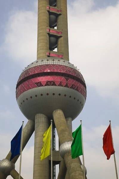 CHINA, Shanghai. Pudong District- Oriental Pearl Tower