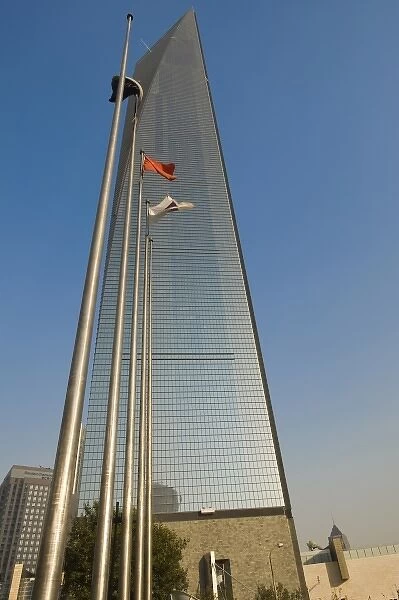 China, Shanghai. The Shanghai World Financial Center