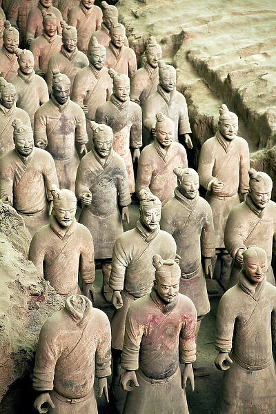 China, Xi an, Qin Shi Huang Di Mausoleum with Terracotta warriors