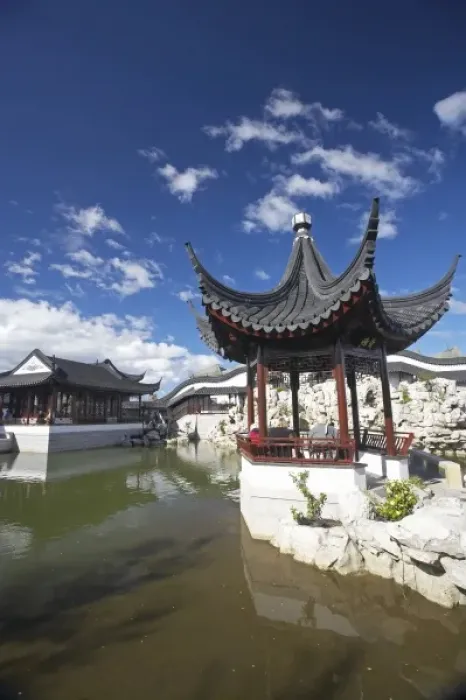 Framed Print : Chinese Gardens, Dunedin, Otago, South Island, New Zealand