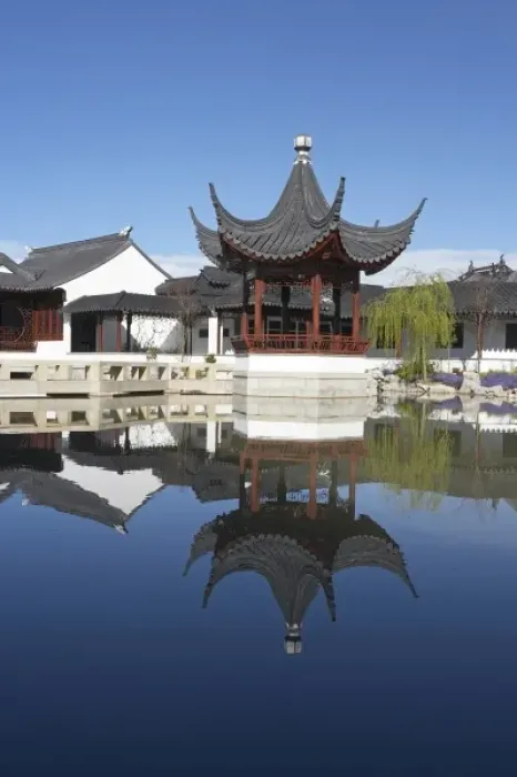 Framed Print : Chinese Gardens, Dunedin, Otago, South Island, New Zealand Framed Print : Chinese Gardens, Dunedin, Otago, South Island, New Zealand