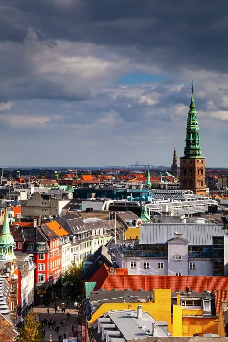 Framed Print : Christiansborg Palace tower and the Nasdaq Copenhagen, formerly known as the Copenhagen Stock Exchange tower. Oresund Bridge in distance, Copenhagen, Denmark Framed Print : Christiansborg Palace tower and the Nasdaq Copenhagen, formerly known as the Copenhagen Stock Exchange tower. Oresund Bridge in distance, Copenhagen, Denmark