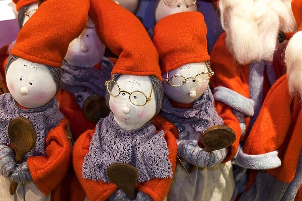 Christmas dolls, Santa Claus village, Rovaniemi, Finland