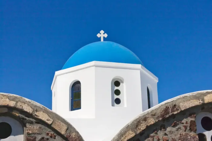 Framed Print : Church on the coast of Aegean Sea. Oia, Santorini Island, Greece Framed Print : Church on the coast of Aegean Sea. Oia, Santorini Island, Greece