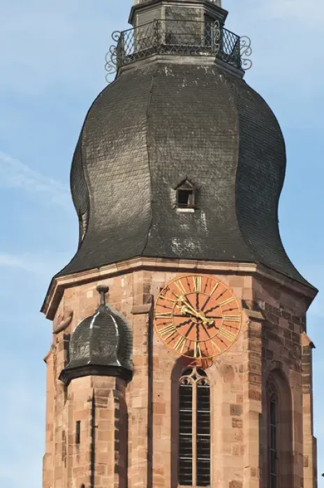 Framed Print : Church of the Holy Ghost (Spirit) in Old Town Heidelberg, Germany Framed Print : Church of the Holy Ghost (Spirit) in Old Town Heidelberg, Germany