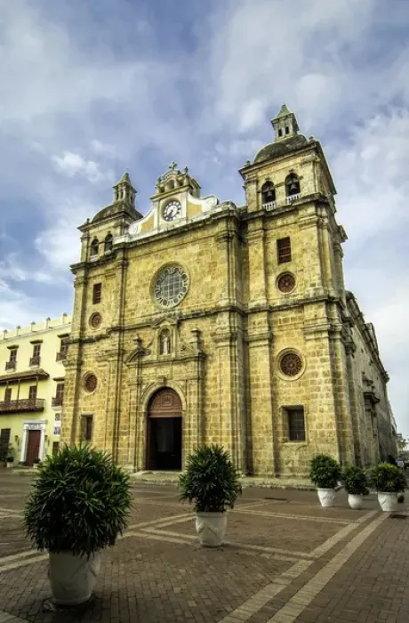 Framed Print : Church - iglesia - of San Pedro Claver in the Plaza de San Pedro Claver, Old City Framed Print : Church - iglesia - of San Pedro Claver in the Plaza de San Pedro Claver, Old City