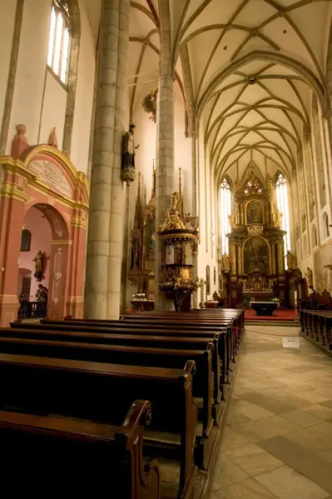 Framed Print : church interior, Czech Republic, Ceske Krumlov, World Heritage Site Framed Print : church interior, Czech Republic, Ceske Krumlov, World Heritage Site