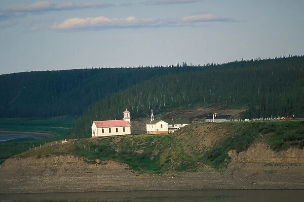 church off the Dempster highway in the Northwest Territories, Canada