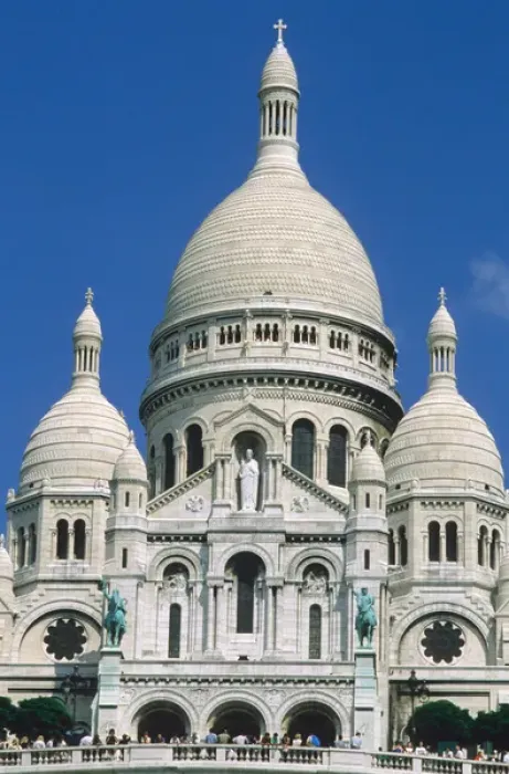 Framed Print : Church of the Sacre Coeur (Sacred Heart) in Paris, France. french, france