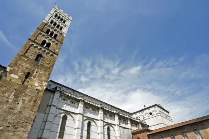 Framed Print : Church of San Martino, Lucca, Tuscany, Italy, Europe