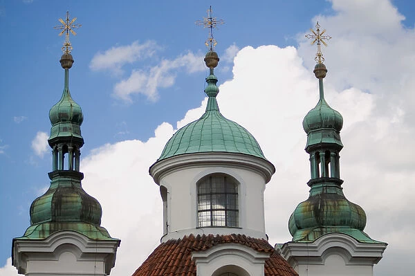 church spires, Czech Republic, prague