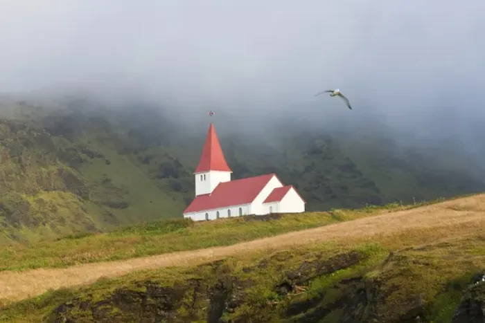 Framed Print : Church, Vik, Iceland Framed Print : Church, Vik, Iceland